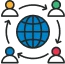 Icon of global collaboration